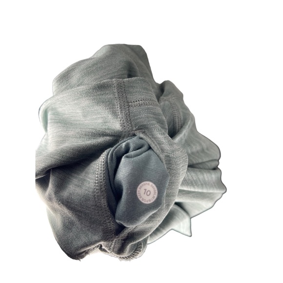 Lululemon Align Short 8" Heathered Tidewater Teal -Size 10 - Picture 6 of 6